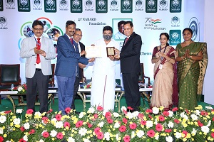 Indian Bank Bags Award from NABARD